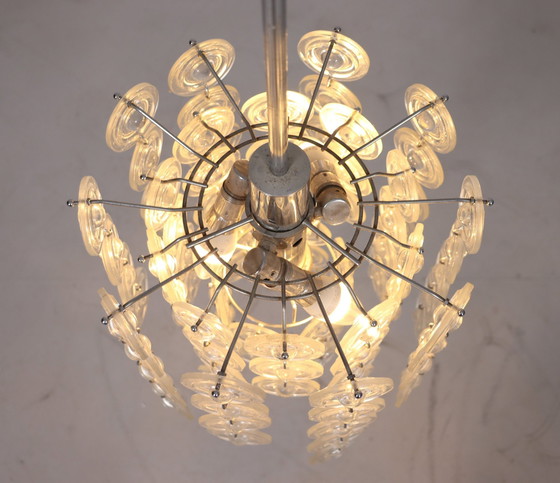 Image 1 of Mid - Century ceiling lamp/Murano glass Wohl Gaerano Sciolari, Italy, 1960s