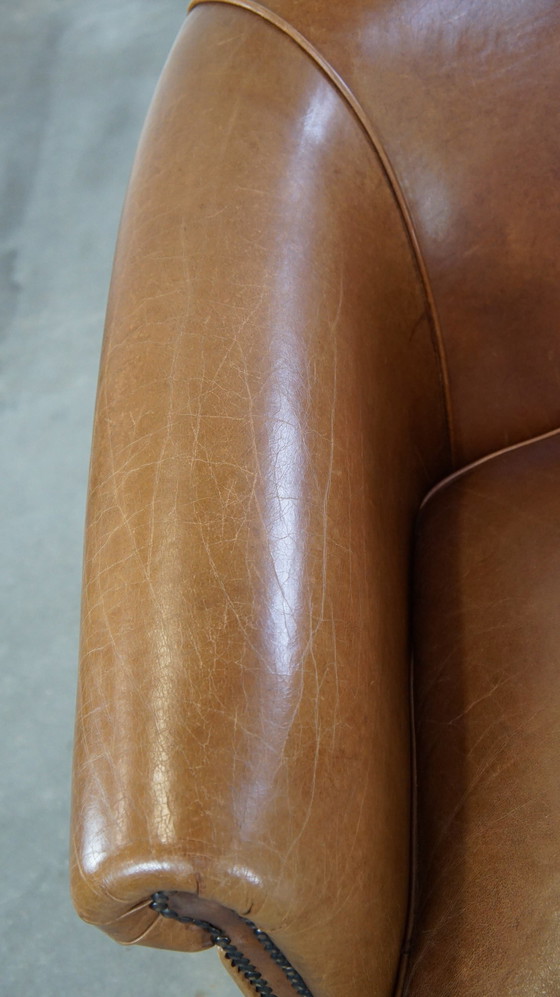 Image 1 of Beef Leather Club Armchair