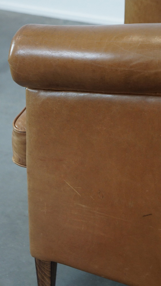 Image 1 of Beef Leather Club Armchair