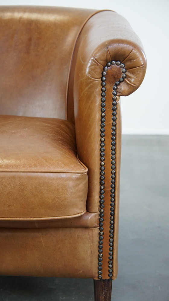 Image 1 of Beef Leather Club Armchair