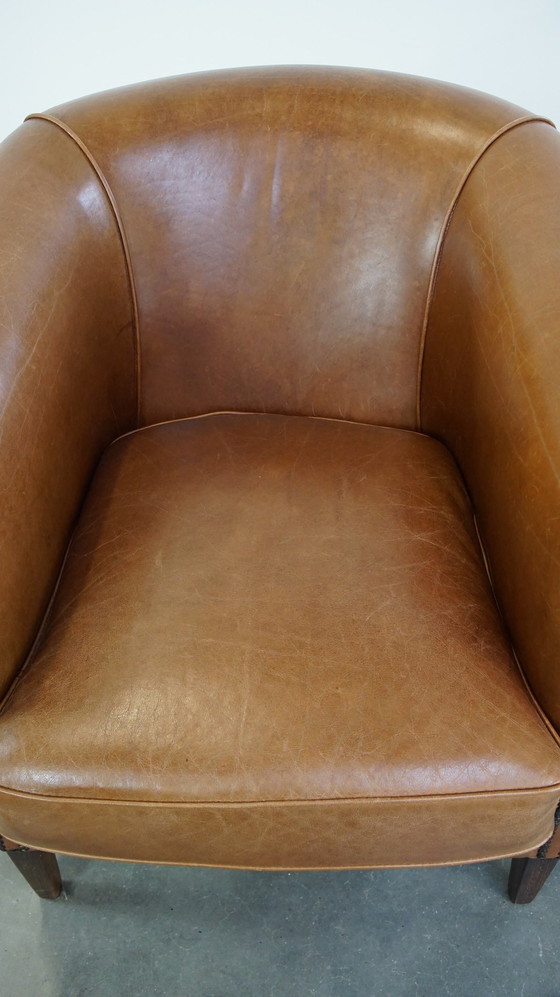 Image 1 of Beef Leather Club Armchair