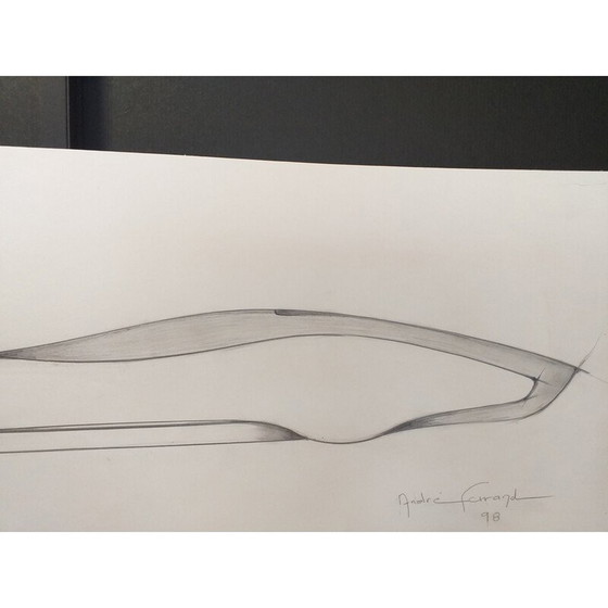 Image 1 of Dipinto d'epoca "La linea perfetta" di André Ferrand