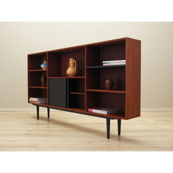 Image 1 of Teak bookcase, Danish design, 1970s, production: Denmark