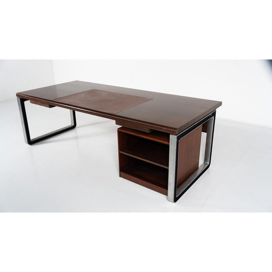 Image 1 of Vintage T333 desk by Oslvado Borsani and Eugenio Gerli for Tecno, Italy 1975