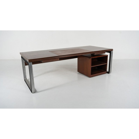 Image 1 of Vintage T333 desk by Oslvado Borsani and Eugenio Gerli for Tecno, Italy 1975
