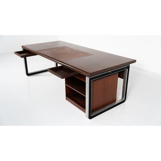 Image 1 of Vintage T333 desk by Oslvado Borsani and Eugenio Gerli for Tecno, Italy 1975