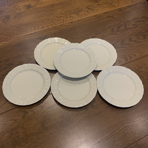 Set Of 6 Dessert Plates, B&C, Limoges