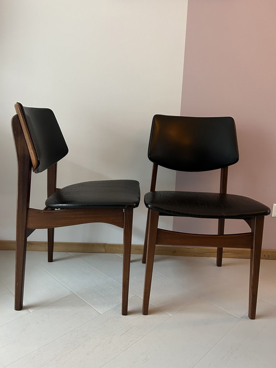 Image 1 of Set di due sedie di design danese di metà secolo