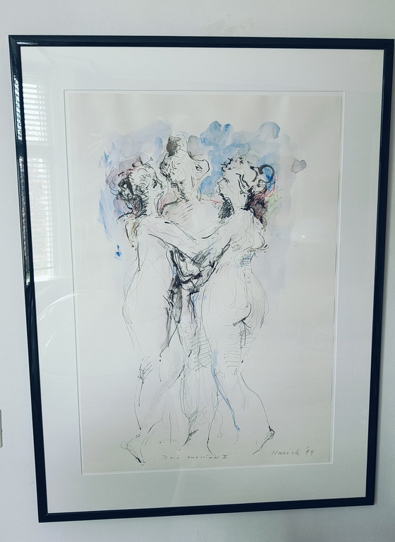 Image 1 of Mixed Technique " Three Graces" Hauck