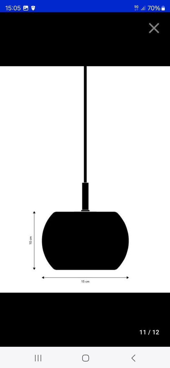 Image 1 of 2x Frandsen Bf20 Pendant Lamps