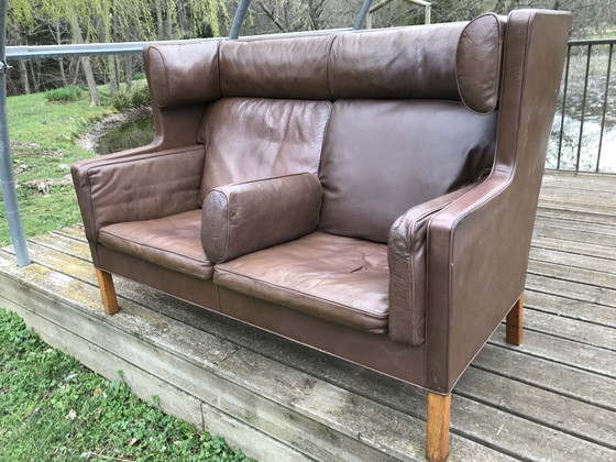 Image 1 of Leather Sofa Borge Mogensen 2292