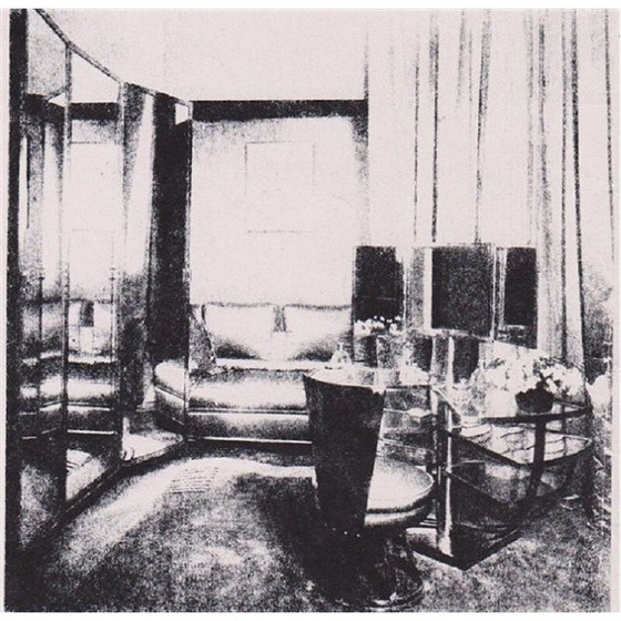 Image 1 of Vintage Triptych Mirror by Eugène Printz 1930-1931