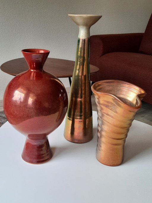 Mobach And Joke Stroes Vases