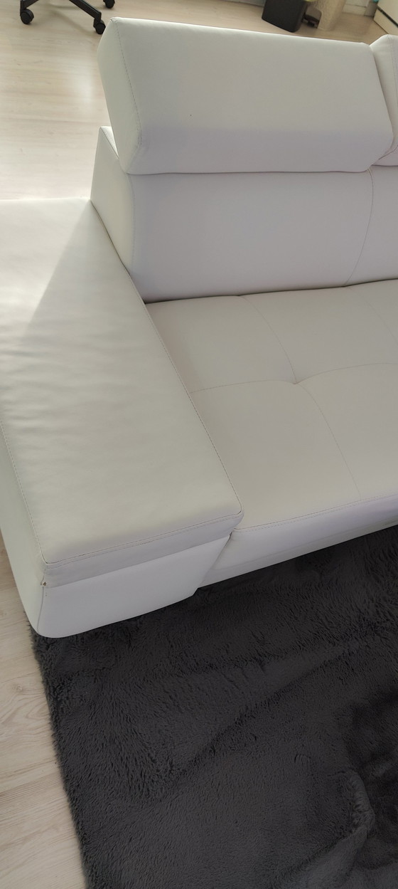 Image 1 of Leather Corner Sofa