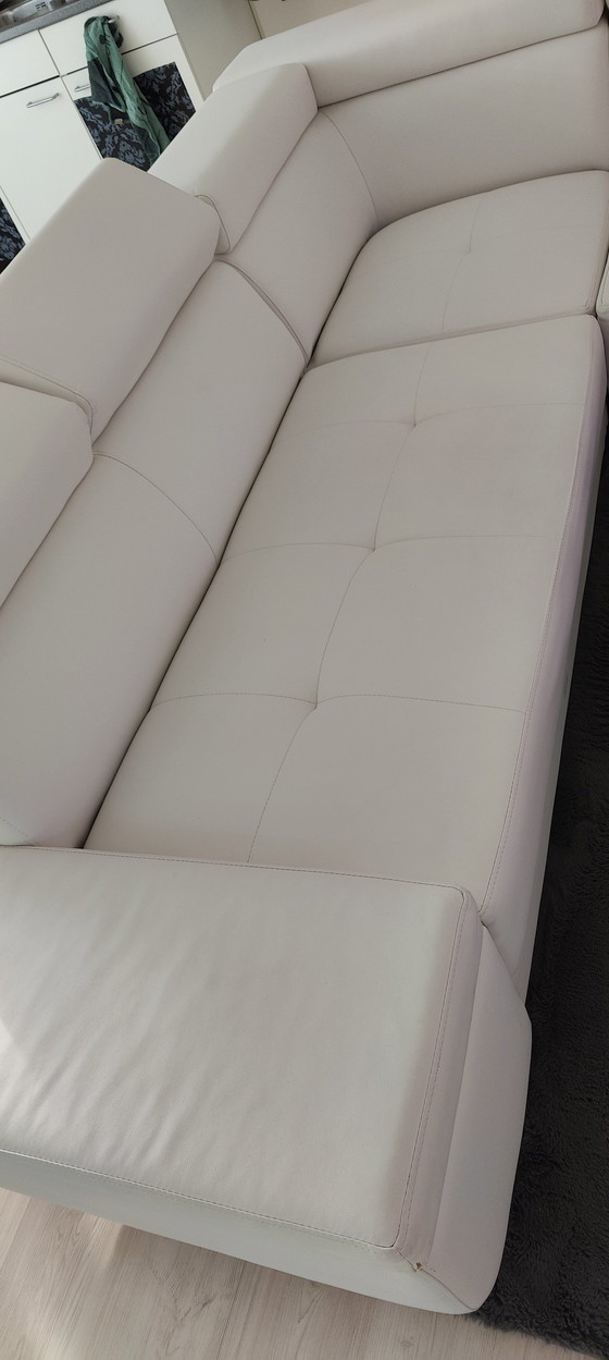 Image 1 of Leather Corner Sofa