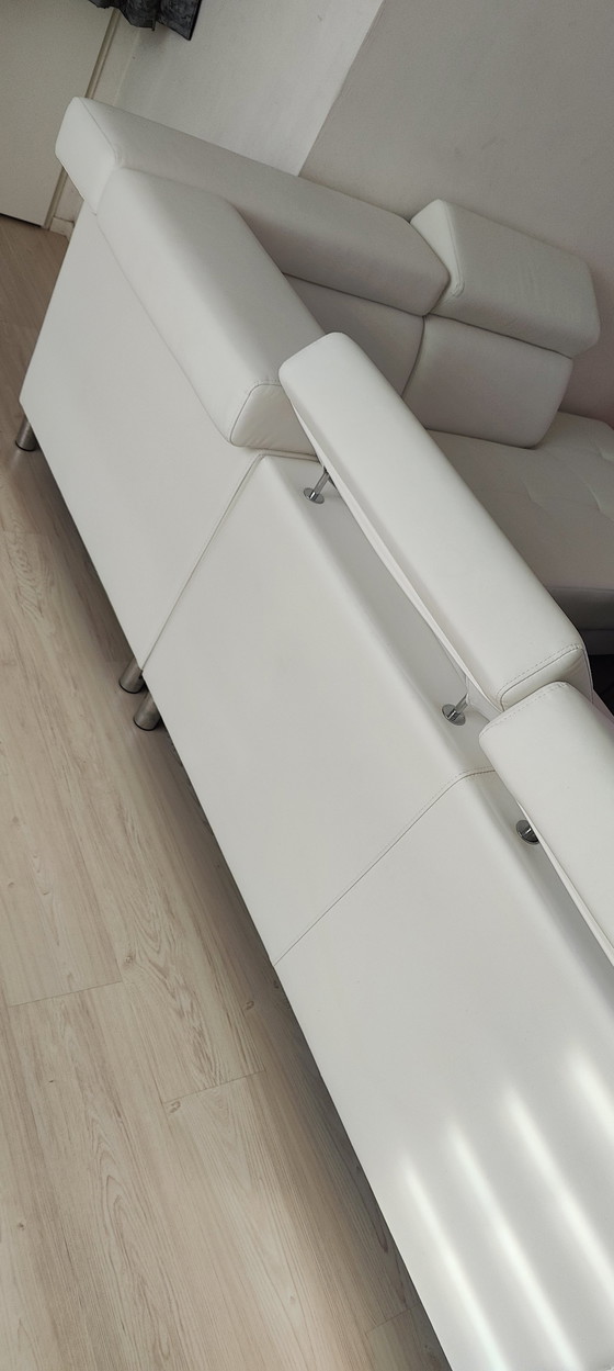 Image 1 of Leather Corner Sofa