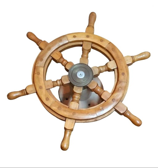 Professional Made Boot Or Ship Steering Wheel 