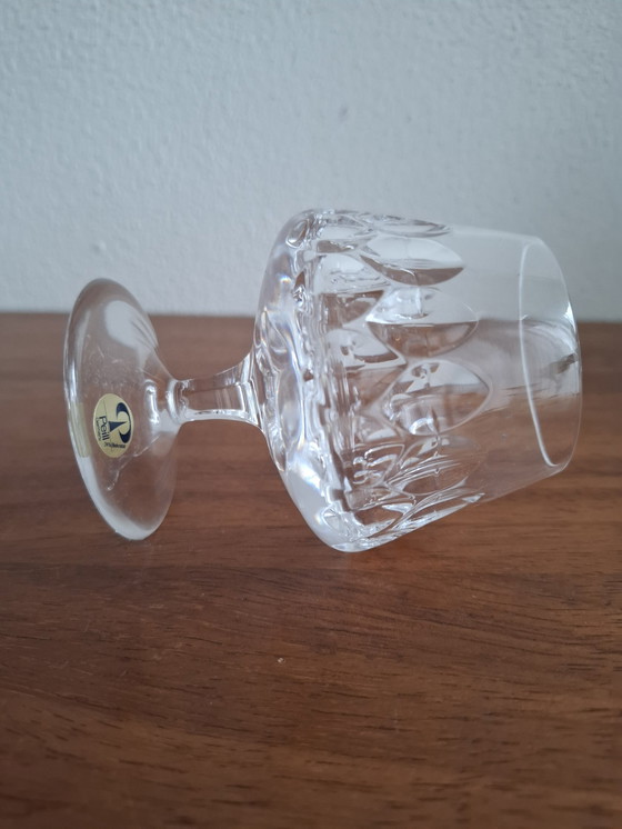 Image 1 of 6x Peill & Putzler crystal cognac glasses