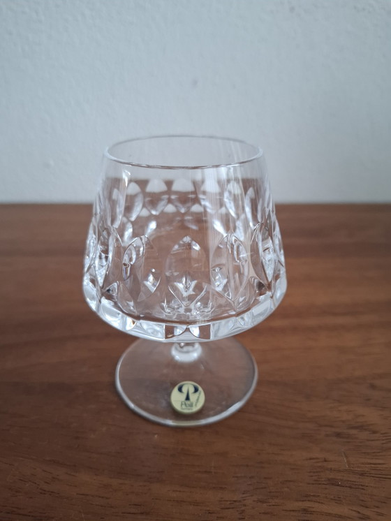 Image 1 of 6x Peill & Putzler crystal cognac glasses