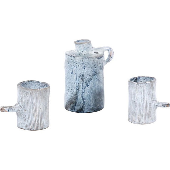 Image 1 of Set of 3 vintage ceramics by Lene Nielsen, 1970