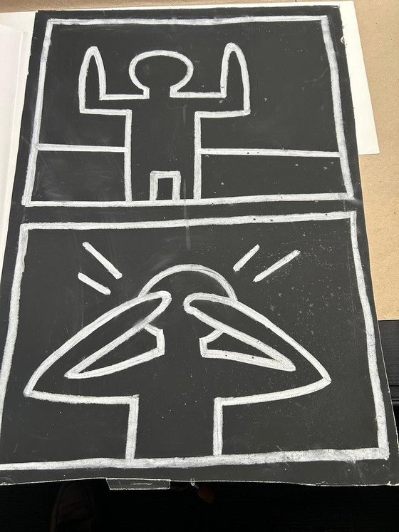 Image 1 of Keith Haring - Orginal Subway Drawing