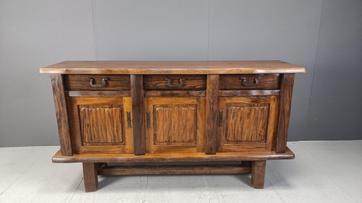 Elm Sideboard by Olavi Hänninen for Mikko Nupponen, 1960s