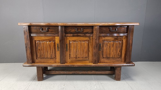 Elm Sideboard by Olavi Hänninen for Mikko Nupponen, 1960s