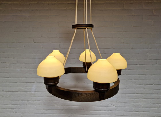 Image 1 of Rare lampe suspendue Aneta Mid Century, Suède 1960