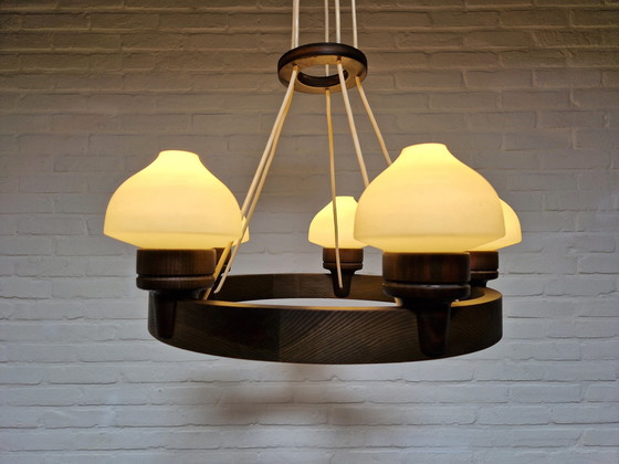 Image 1 of Rare lampe suspendue Aneta Mid Century, Suède 1960