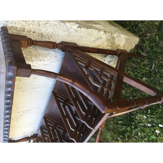 Image 1 of Portariviste d'albergo in mogano d'epoca