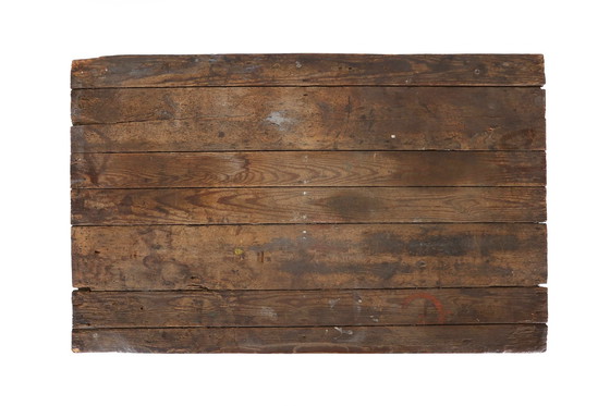 Image 1 of  French Industrial Console Table In Wood, 1920S