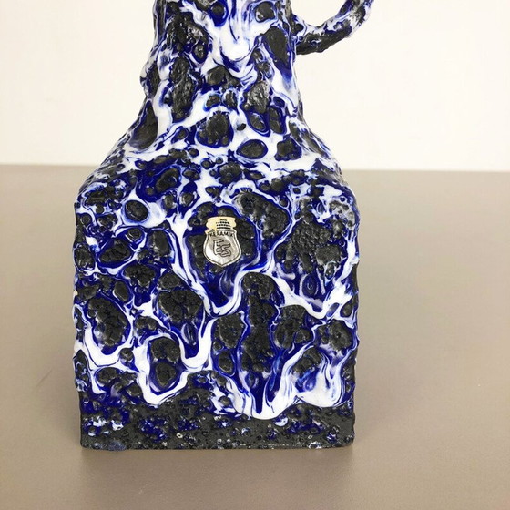 Image 1 of Vintage pottery Fat Lava vase by Es Keramik