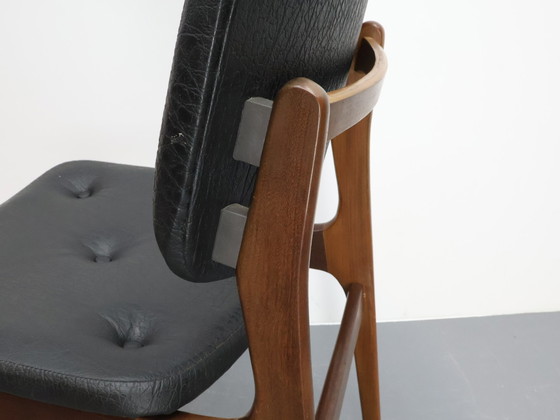 Image 1 of Ensemble de 4 chaises vintage en teck