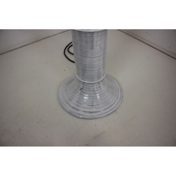 Image 1 of Vintage floor lamp in parchment paper, Czechoslovakia 1970