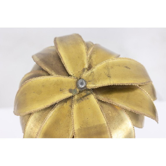 Image 1 of Vintage palm tree lamp in gilded brass for La Maison Jansen, France 1970