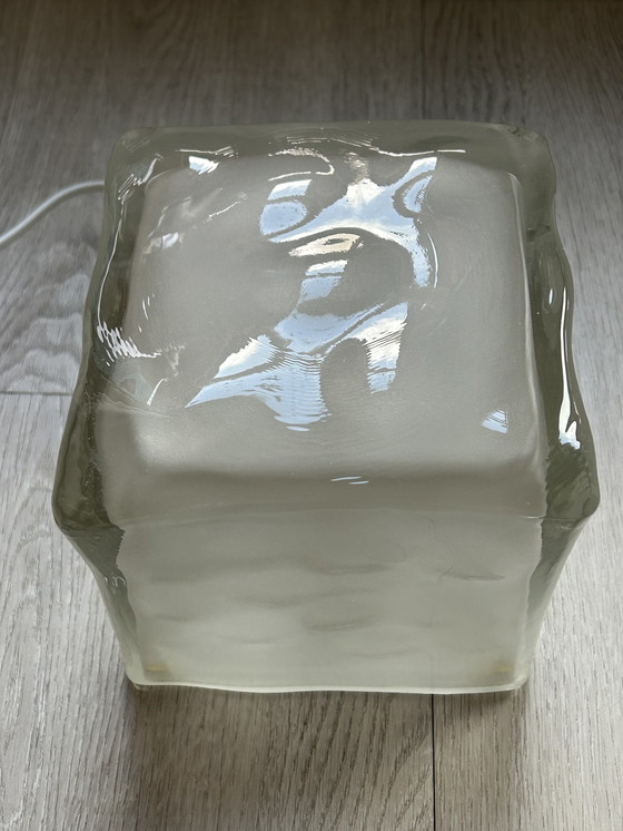 Image 1 of IKEA 'Iviken Ice Cube' table lamp