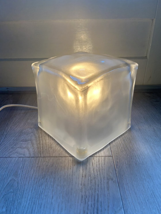 Image 1 of IKEA 'Iviken Ice Cube' table lamp