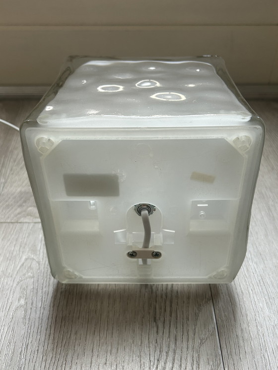 Image 1 of IKEA 'Iviken Ice Cube' table lamp