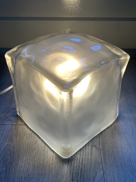 Image 1 of IKEA 'Iviken Ice Cube' table lamp