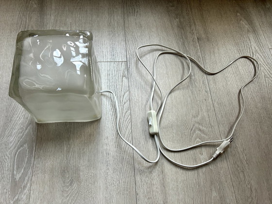 Image 1 of IKEA 'Iviken Ice Cube' table lamp