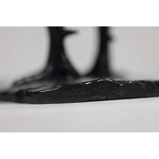 Image 1 of Vintage bronze “Sleeping Rooster” sculpture by François Pompon for Fonderie Valsuani, 2006