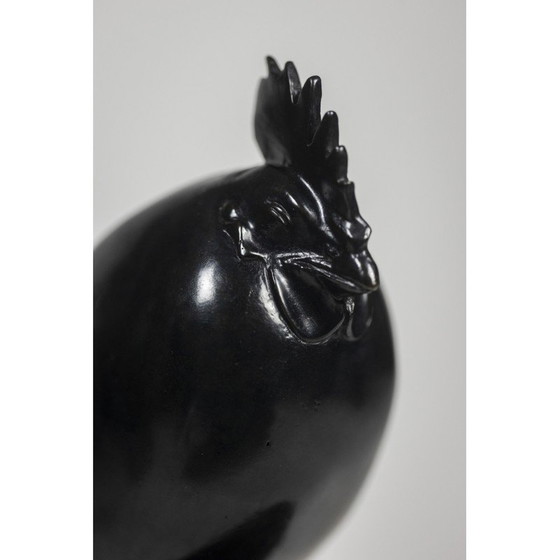 Image 1 of Vintage bronze “Sleeping Rooster” sculpture by François Pompon for Fonderie Valsuani, 2006