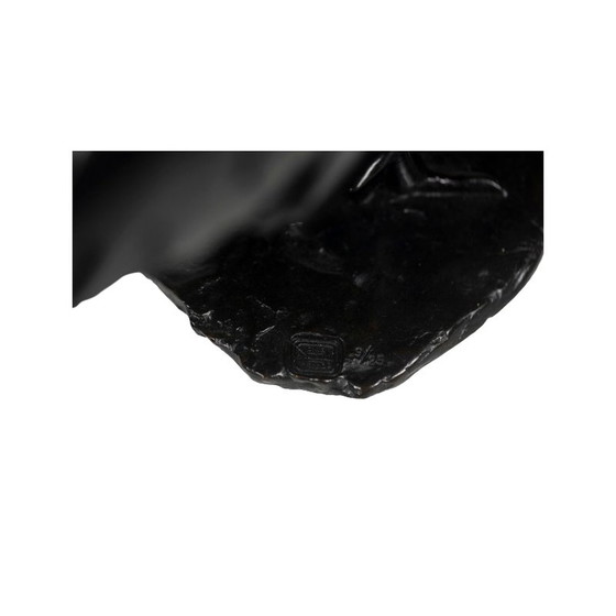 Image 1 of Vintage bronze “Sleeping Rooster” sculpture by François Pompon for Fonderie Valsuani, 2006