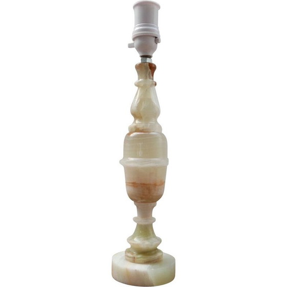 Image 1 of Lampada da tavolo vintage in alabastro, Inghilterra 1970