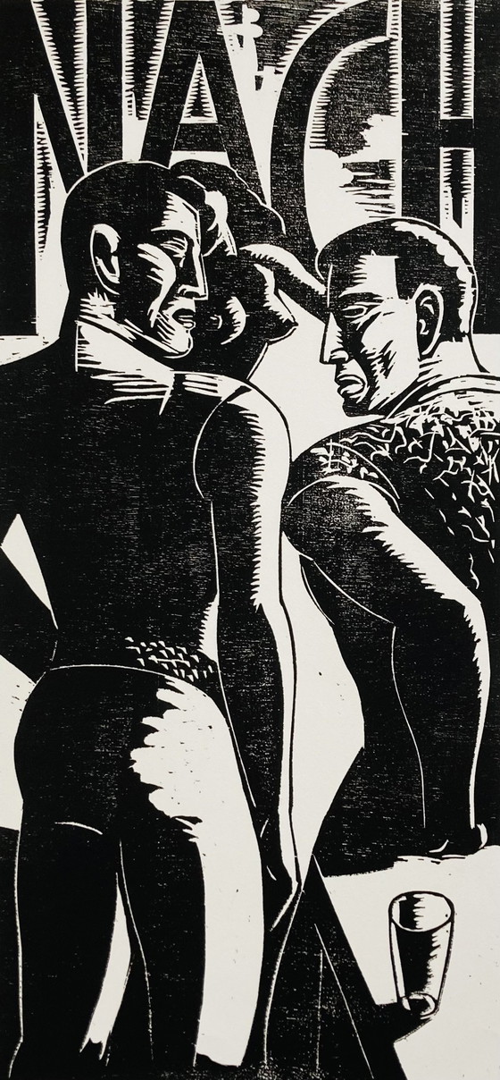 Image 1 of Leon Janssen - Woodprint - 1991