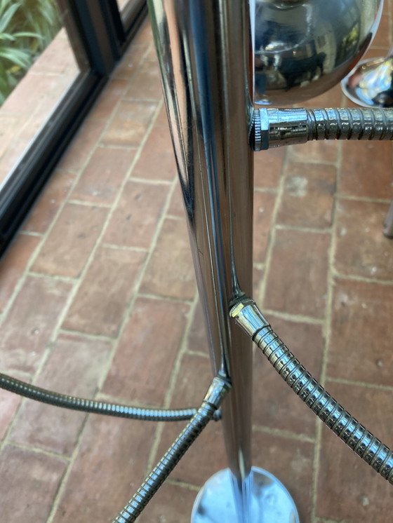 Image 1 of Floor Standing Lamp 6 Flexible Arms Space Age 70