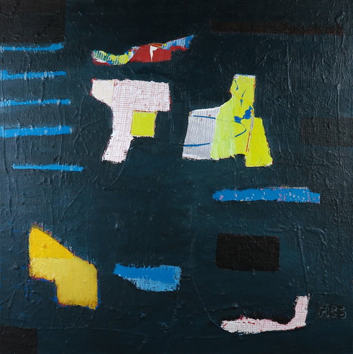 Anna Mes  -Stilte voor het onweer – kunst, Canvas