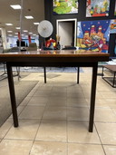 Table de salle à manger vintage en chêne 180