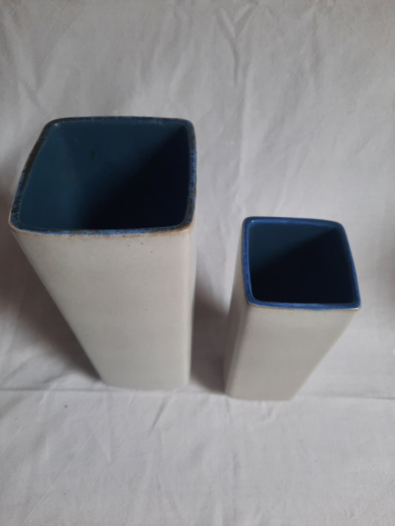 Image 1 of 2x2 Strehla East Gemany vases