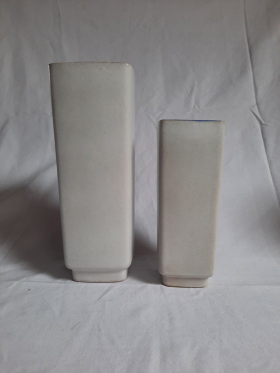 Image 1 of 2x2 Strehla East Gemany vases